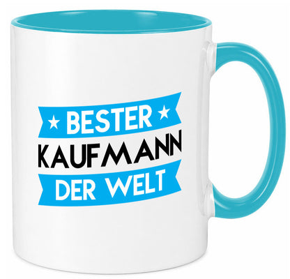 Bester Kaufmann Kaufmänner lustiger Spruch Geschenk Humor Geschenkidee Tasse