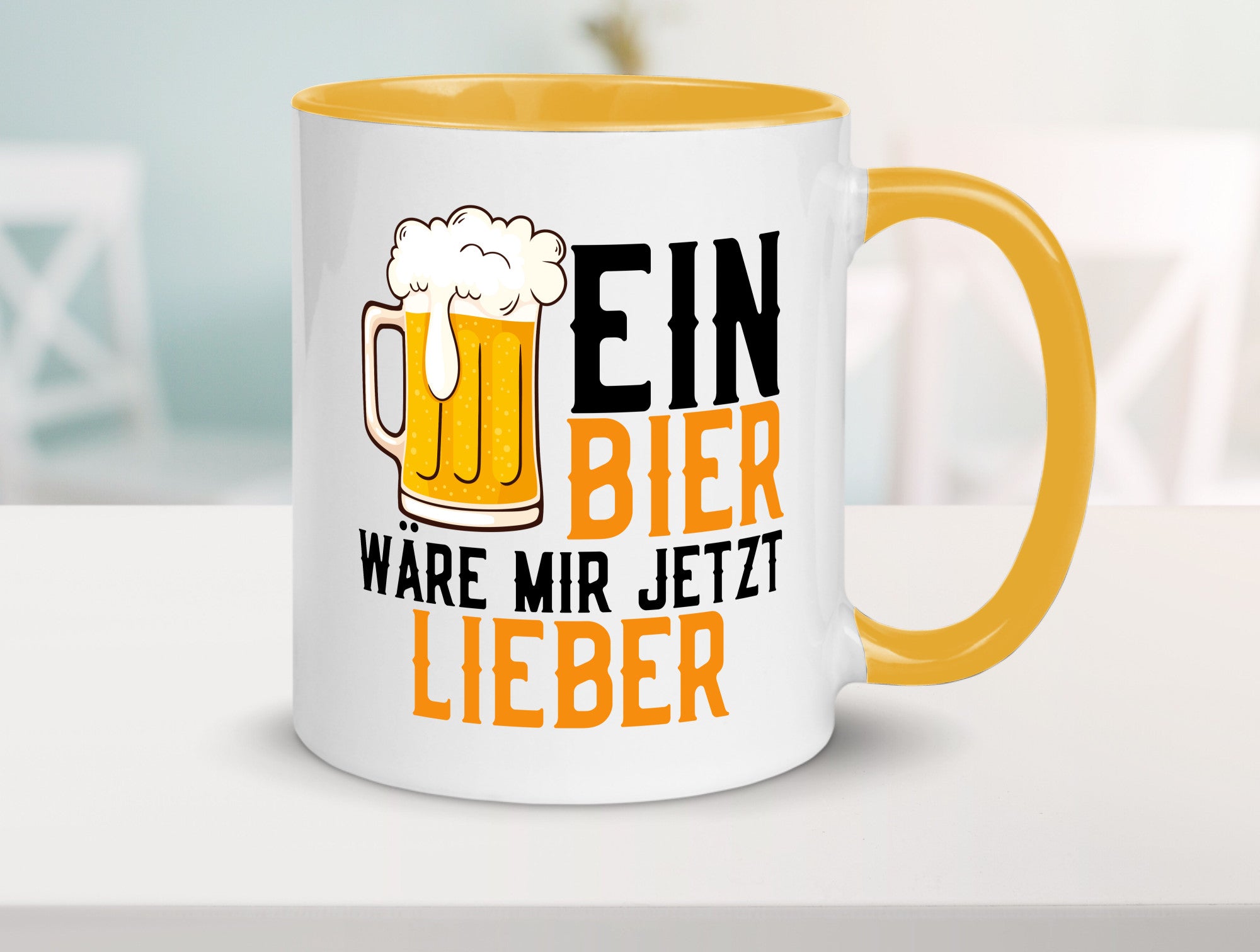 Ein Bier wäre mir jetzt lieber | Kollegen lustiger Spruch Geschenk Arbeit Büro