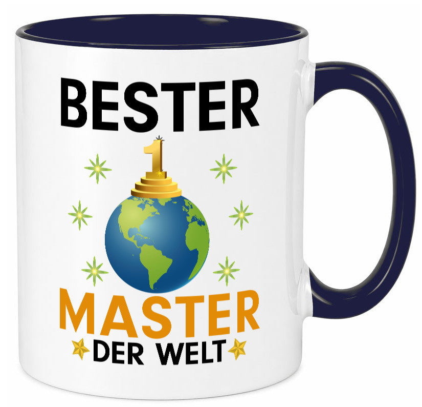 Welt Bester Master | Universität Student Humor Geschenkidee Tasse