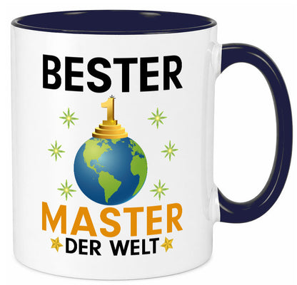 Welt Bester Master | Universität Student Humor Geschenkidee Tasse