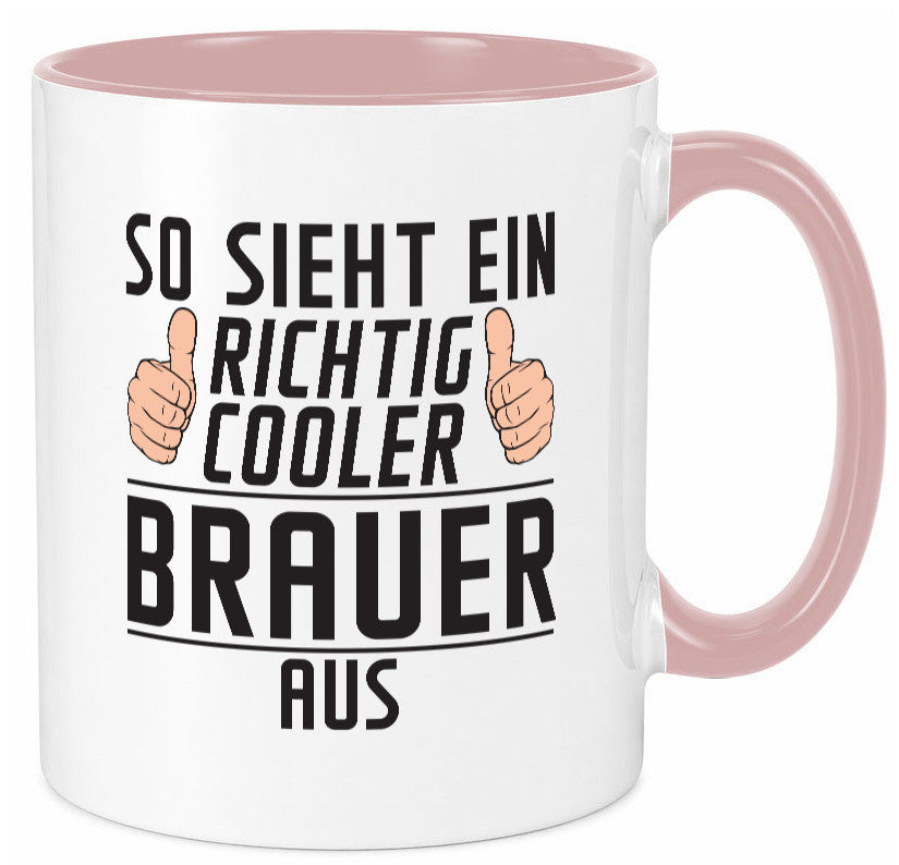 Richtig Cooler Brauer | Bier Brauerei Humor Geschenkidee Tasse