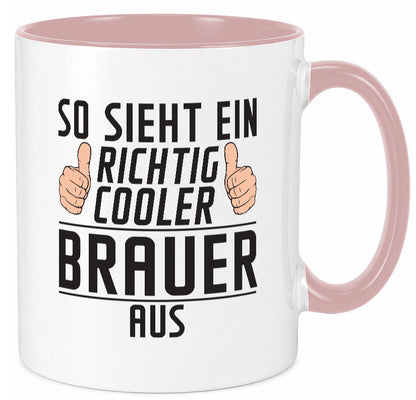 Richtig Cooler Brauer | Bier Brauerei Humor Geschenkidee Tasse