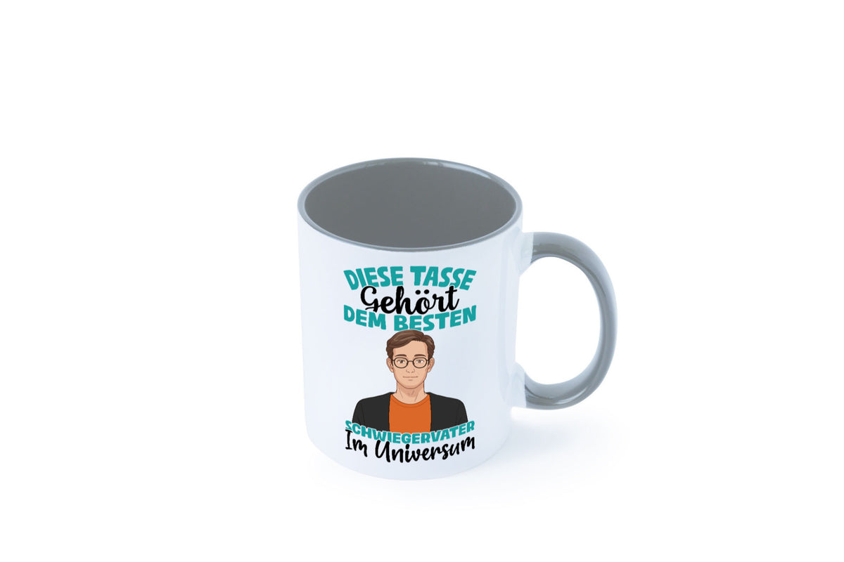 Im Universum: Schwiegervater |Schwiegersohn | Beziehung Geschenkidee Familie Tasse