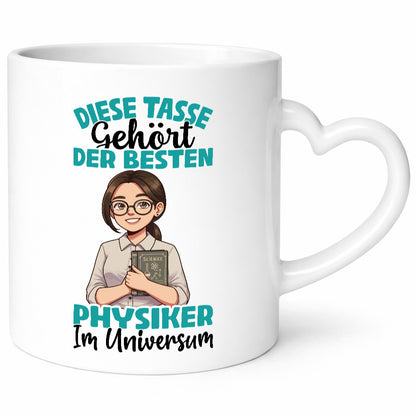 Im Universum: Physikerin | Physik Geschenkidee Humor Tasse