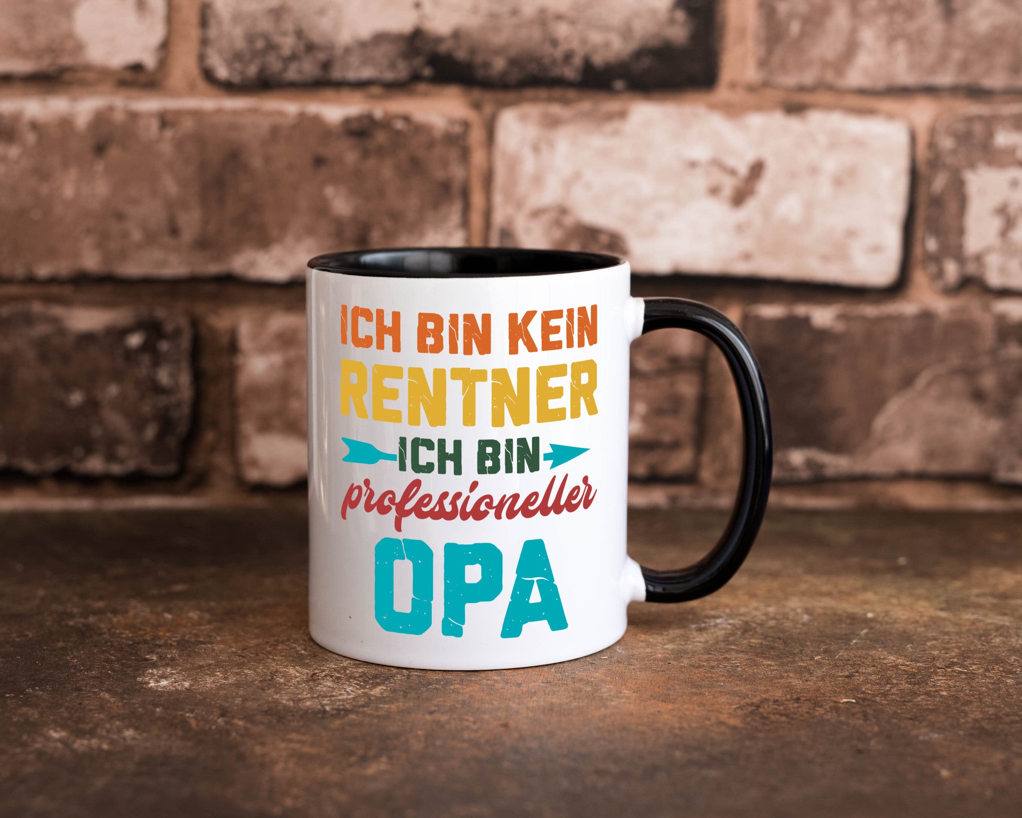 Ich bin Professioneller Opa | Rentner Großvater Geschenkidee Familie Humor Tasse