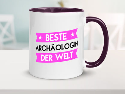 Beste Archäologin| Archäologie | Forscherin Humor Geschenkidee Tasse