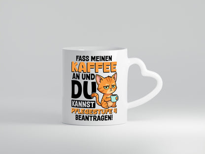 Fass meinen Kaffee an | Pflegestufe 4 Krankenschwester v2 Geschenkidee Humor