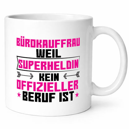 Superheldin Bürokauffrau | Kauffrau lustiger Spruch Geschenk Arbeit Kollegen