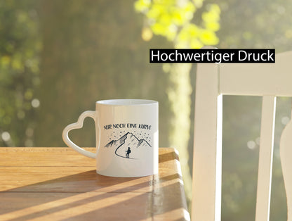 Nur noch eine Kurve | Berge Wanderin Sterne lustig Humor Geschenkidee Geschenk