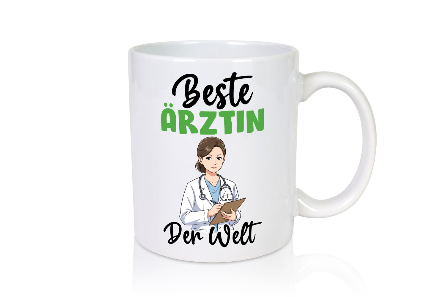 Beste Ärztin | Medizin Doktorin Fachärztin v2 Humor Geschenkidee Tasse