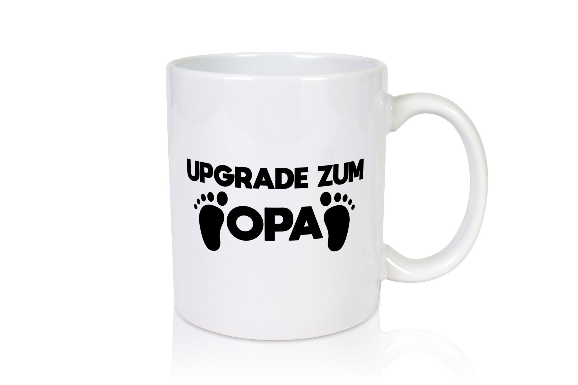Upgrade zum Opa | Füße Geschenkidee Familie Humor Tasse