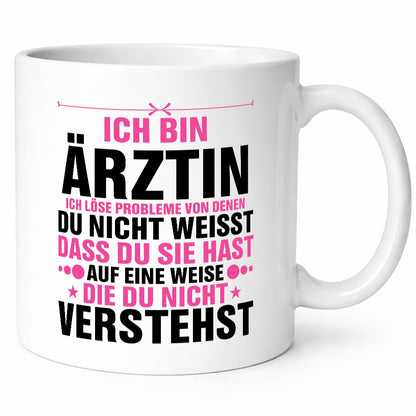 Löse Probleme: Ärztin | Medizin Doktorin Fachärztin Geschenk Humor Geschenkidee