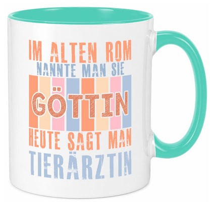 Heute sagt man: Tierärztin | Mediziner Tiermedizin lustiger Spruch Geschenk Tasse