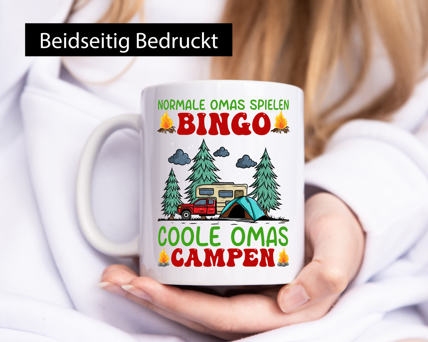Normale Omas spielen Bingo Coole Campen Geschenkidee Familie Humor Tasse