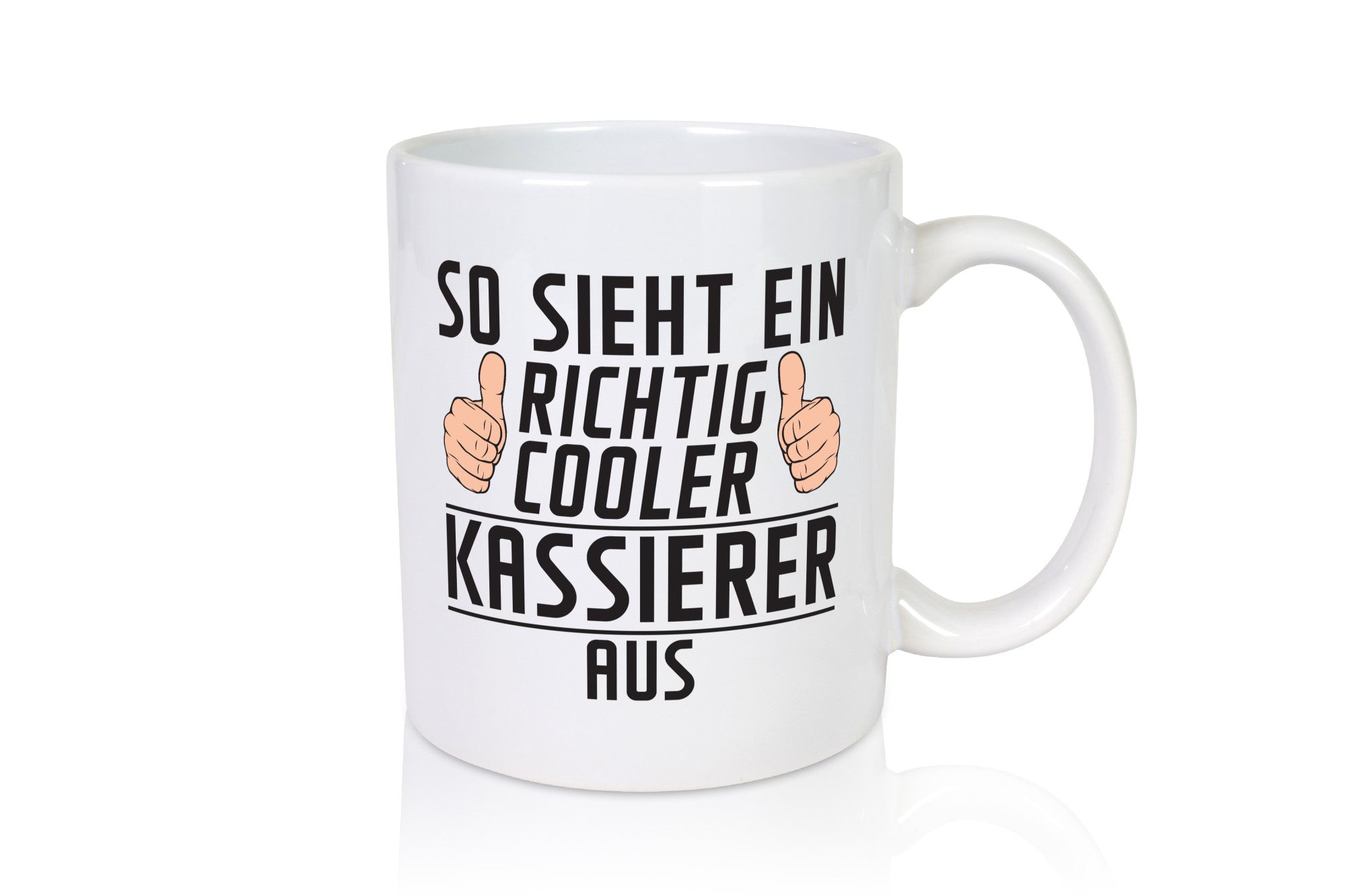 Richtig Cooler Kassierer Humor Geschenkidee Tasse