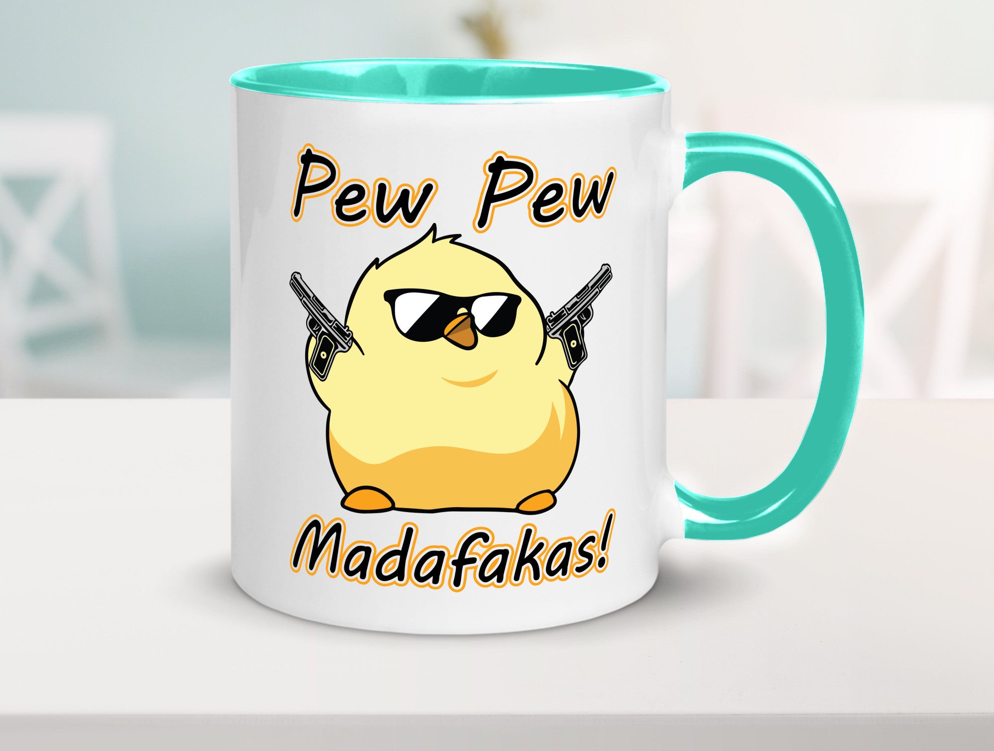 Pew Madafakas Lustig Geschenkidee Humor Tasse