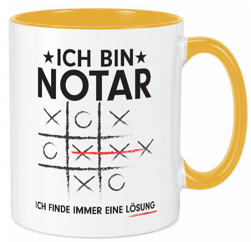 Löse Probleme: Notar | Jurist lustiger Spruch Geschenk Humor Geschenkidee Tasse