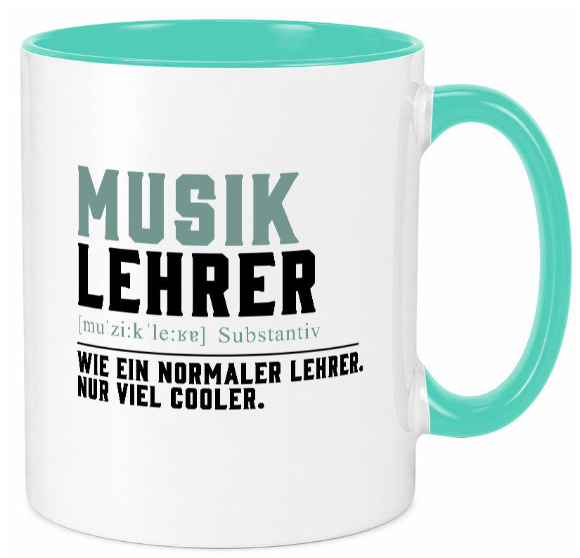 Musiklehrer | Lehrer Unterricht Lieblingslehrer Geschenkidee Humor Tasse