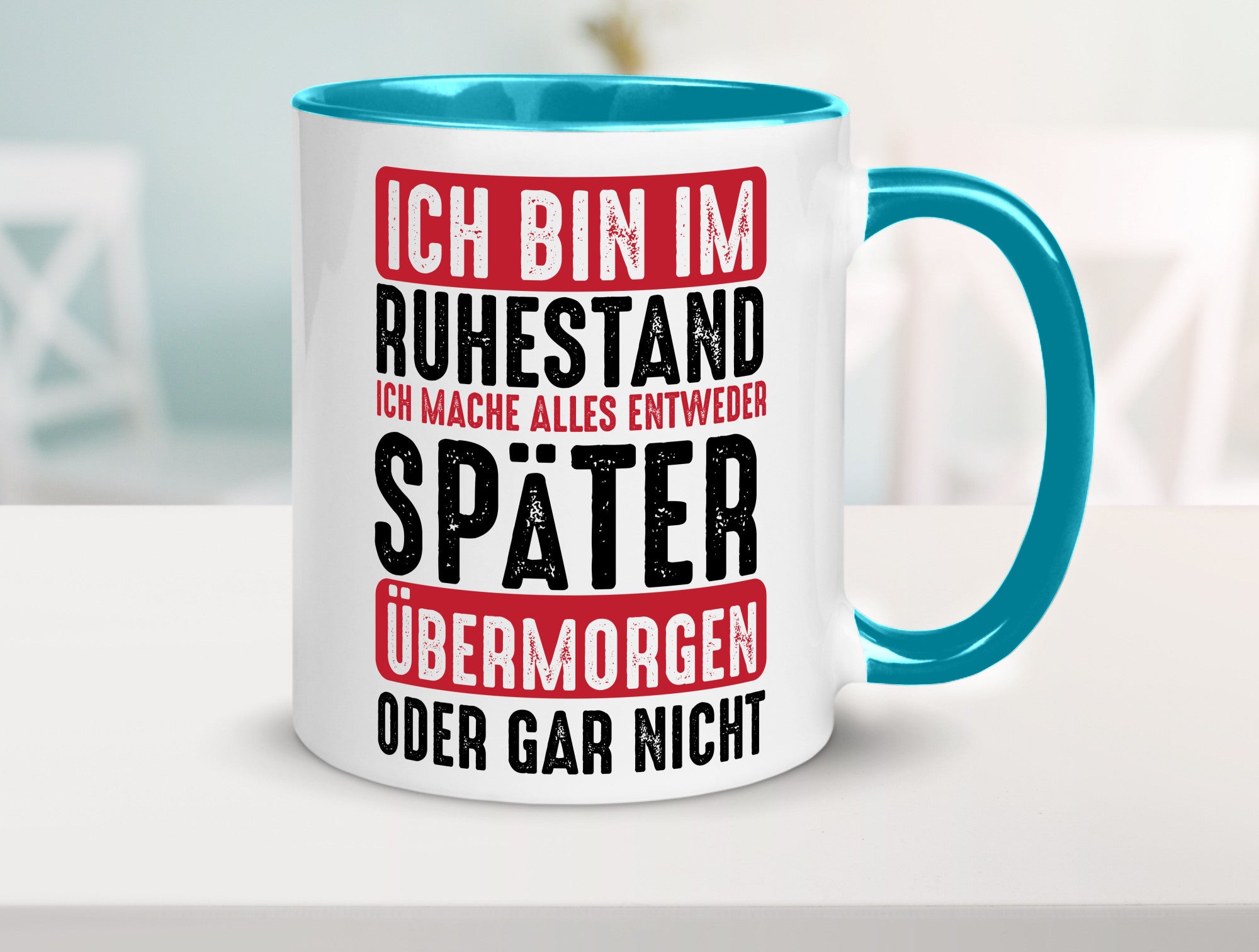 Ich mache alles später oder gar nicht | Rentner Ruhestand Geschenkidee Jubiläum