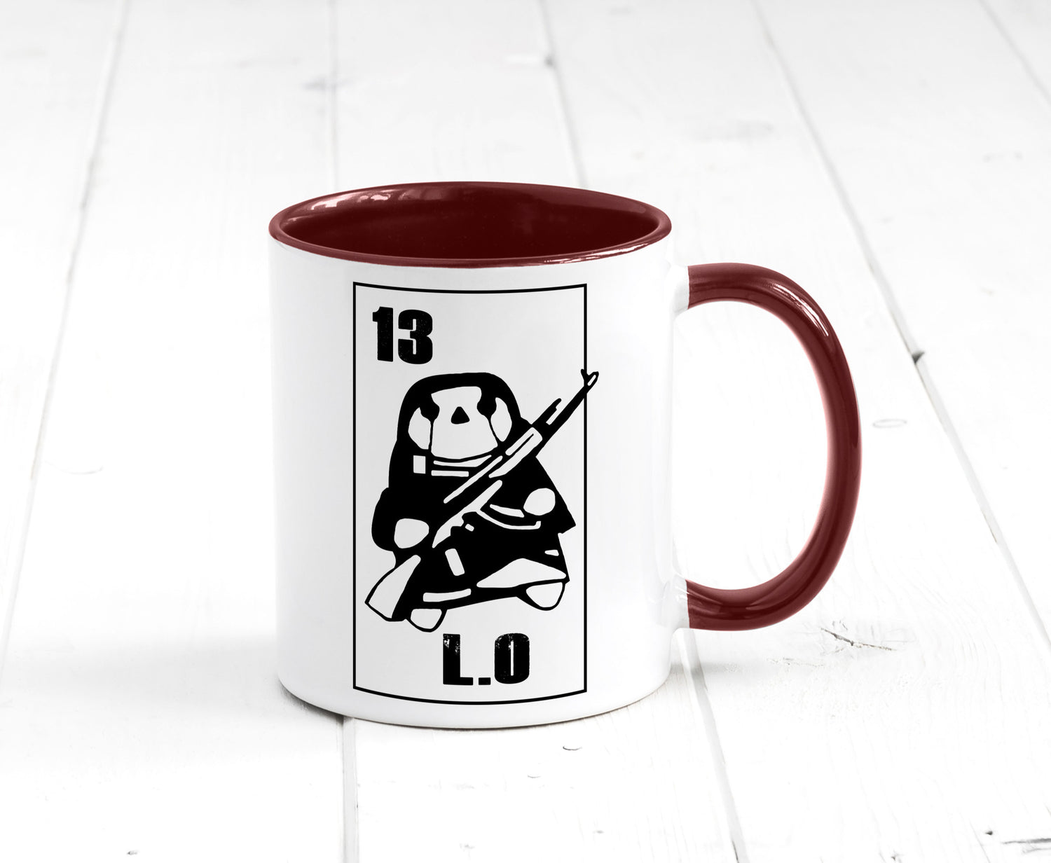 13 L.O lustiger Spruch Geschenk Humor Geschenkidee Tasse