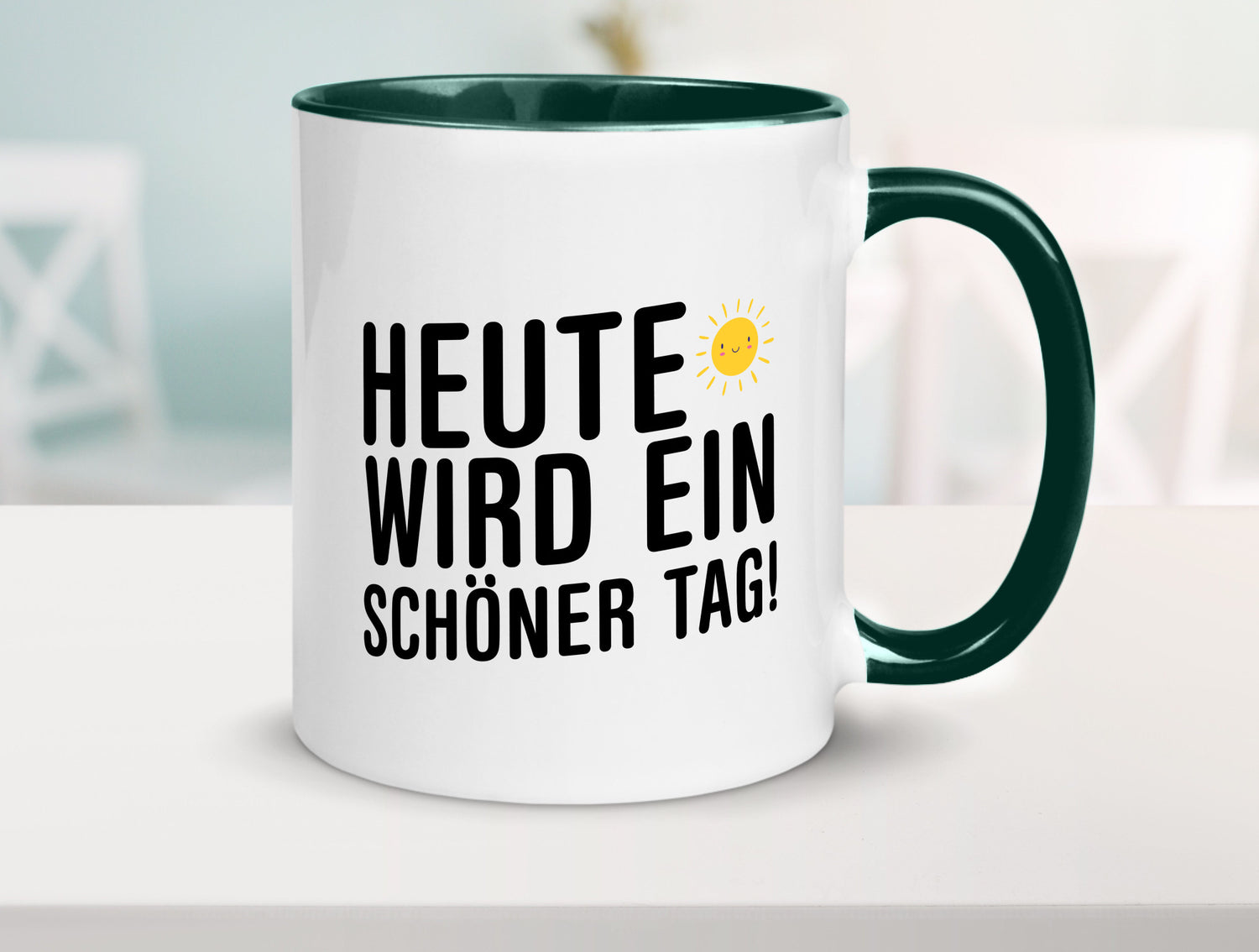 Heute wird ein schöner Tag | Motivation Positive Gedanken lustig Humor