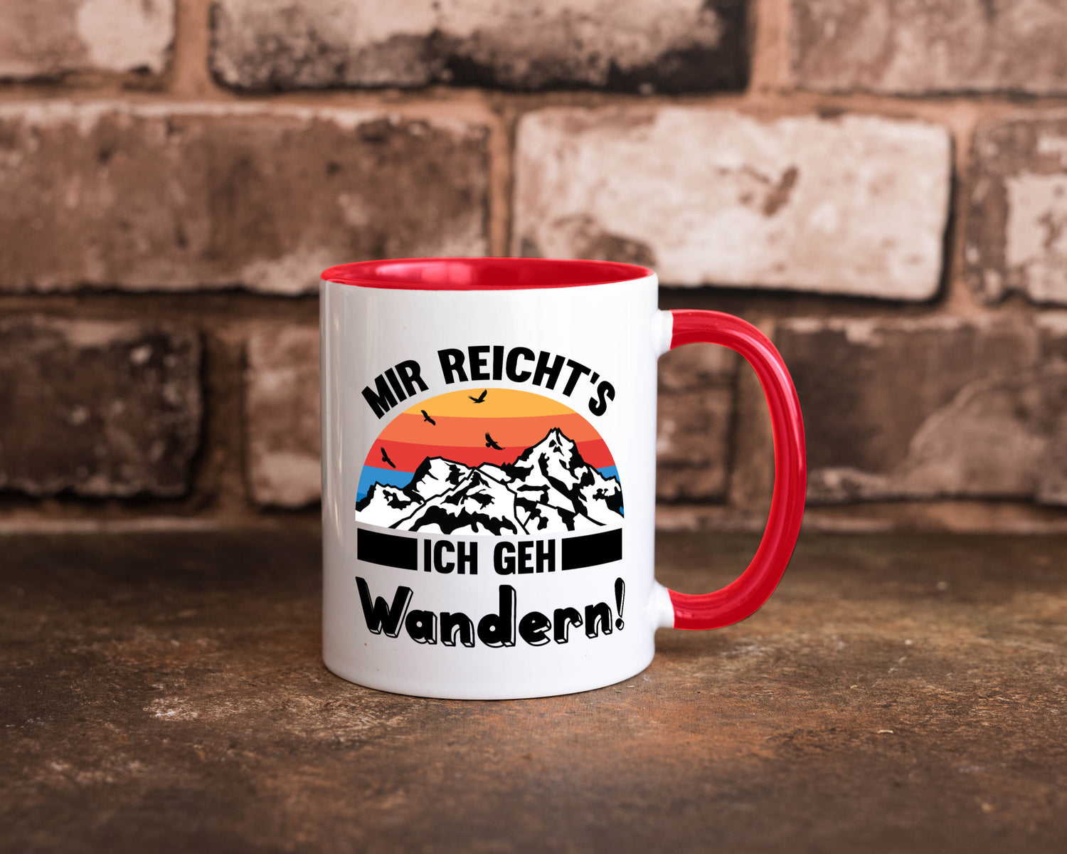 Mir reichts ich geh Wandern | Berge Laufen Natur Humor Geschenkidee Tasse