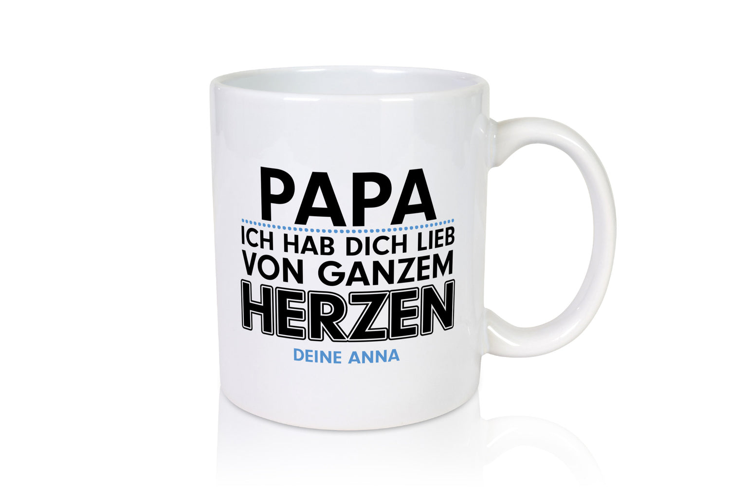 Papa Tasse | Tochter Vatertag schöner Spruch Geschenk Familie Geschenkidee