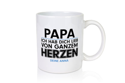 Papa Tasse | Tochter Vatertag schöner Spruch Geschenk Familie Geschenkidee