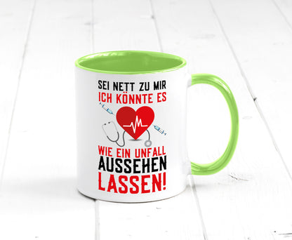 Sei nett zu mir | Krankenschwester Arzt Klinik Spritze v2 lustig Humor