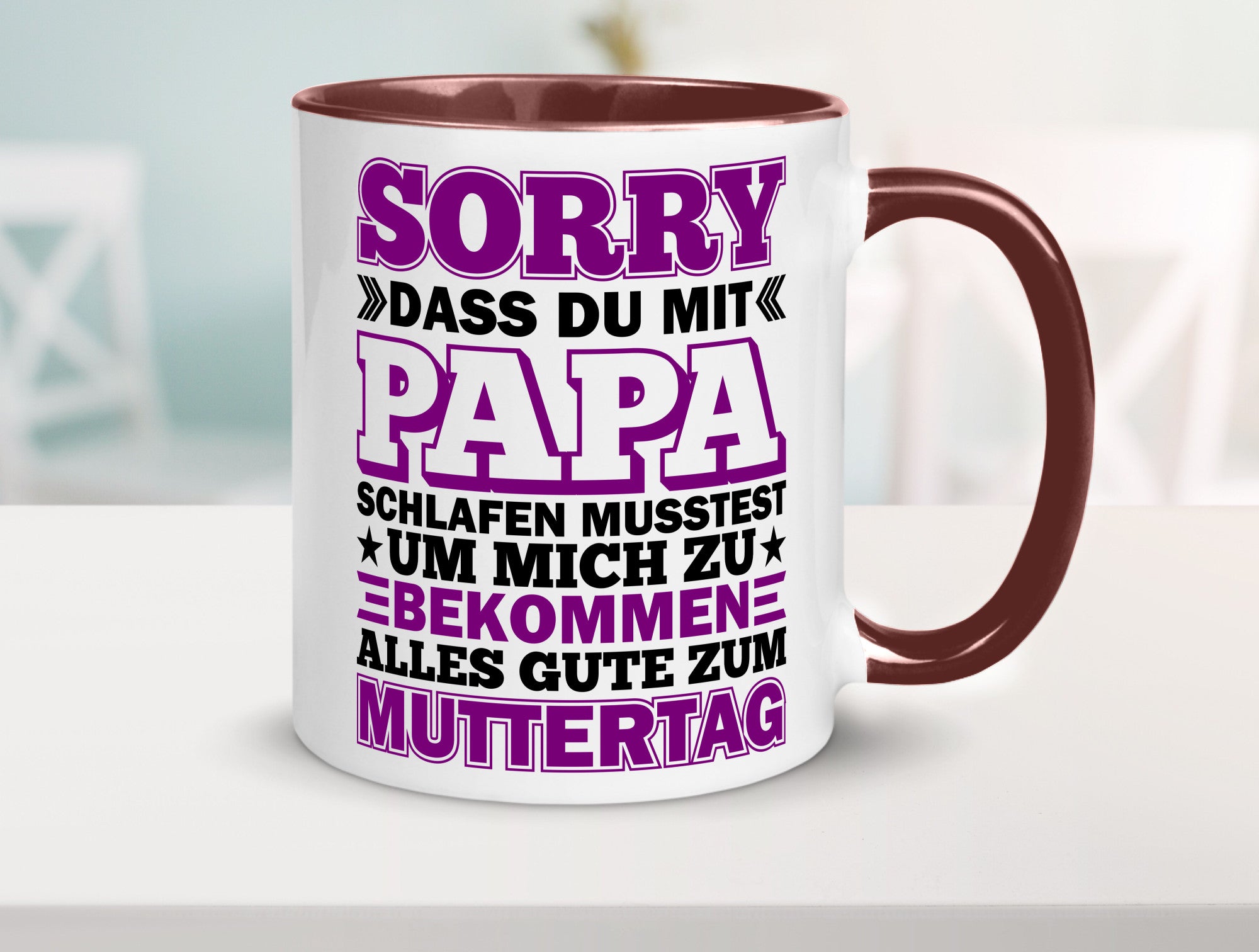 Muttertags Tasse vl1 lustig Familie Geschenkidee Geschenk