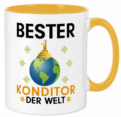 Welt Bester Konditor | Konditorei lustig Humor Geschenkidee Geschenk Tasse