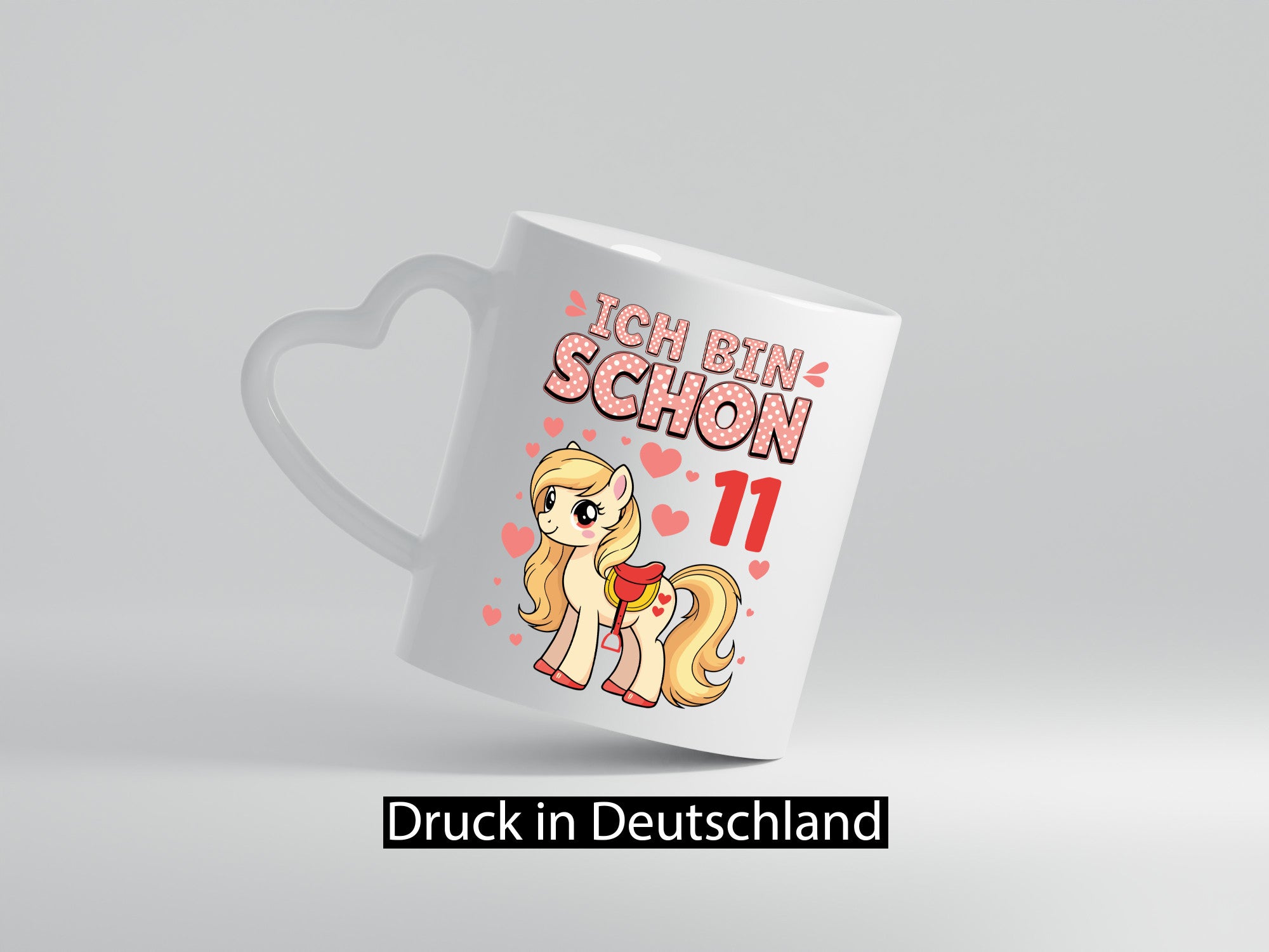 11. Geburtstag | 11 Jahre Mädchen Reiten Pony Geschenkidee Humor Tasse