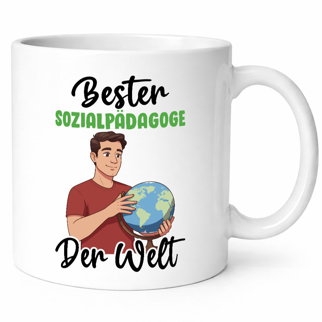 Bester Sozialpädagoge | Pädagoge v2 Geschenkidee Humor Tasse