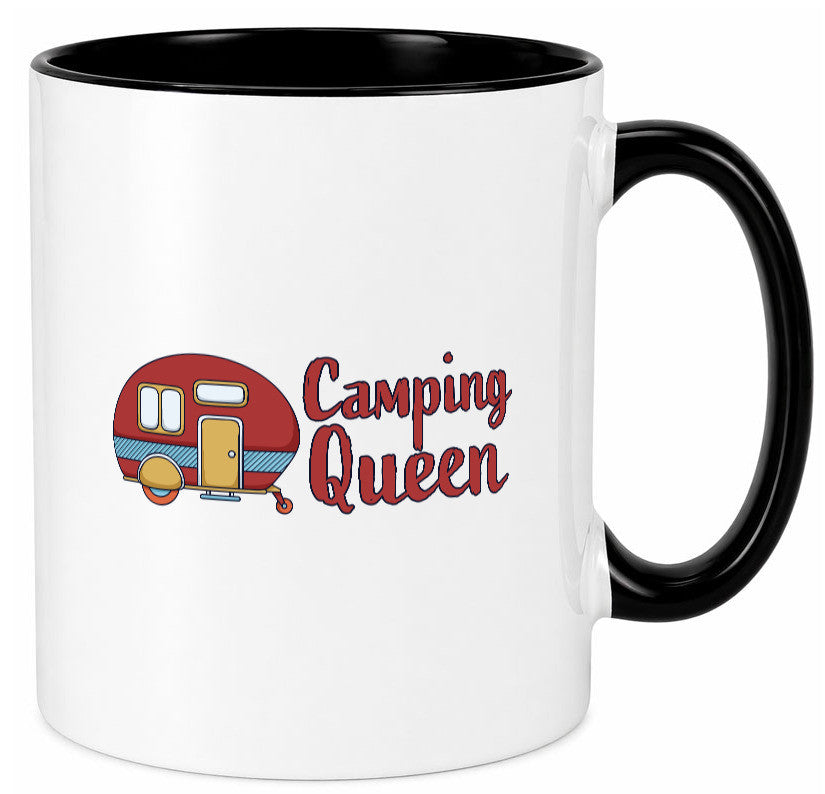 Camping Queen | Wohnanhänger Geschenk Humor Geschenkidee lustiger Spruch Tasse