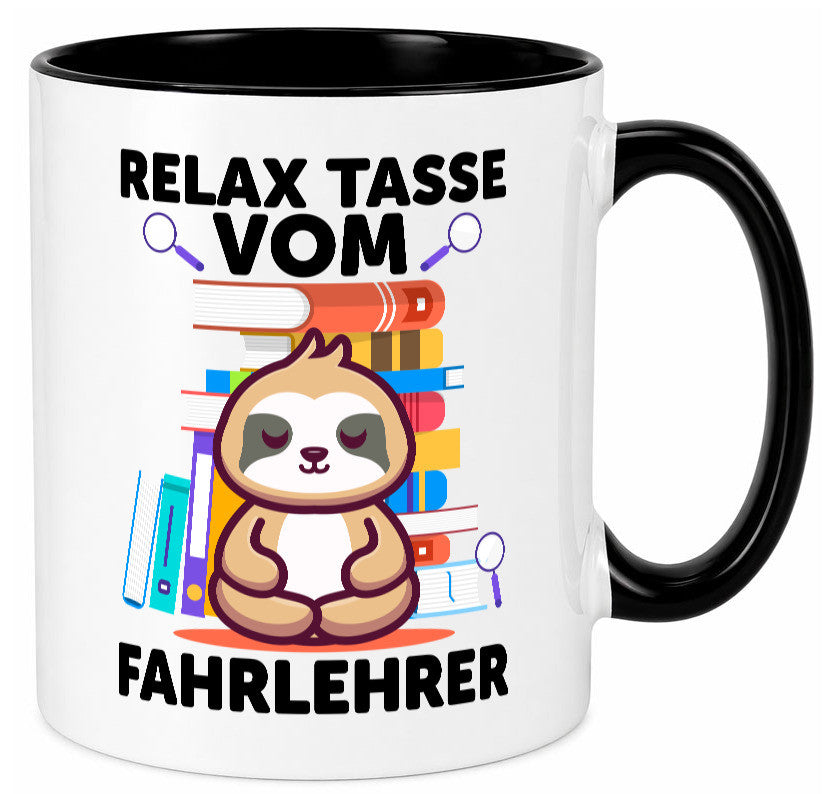 Relax Tasse: Fahrlehrer | Fahrschule Humor Geschenkidee Tasse
