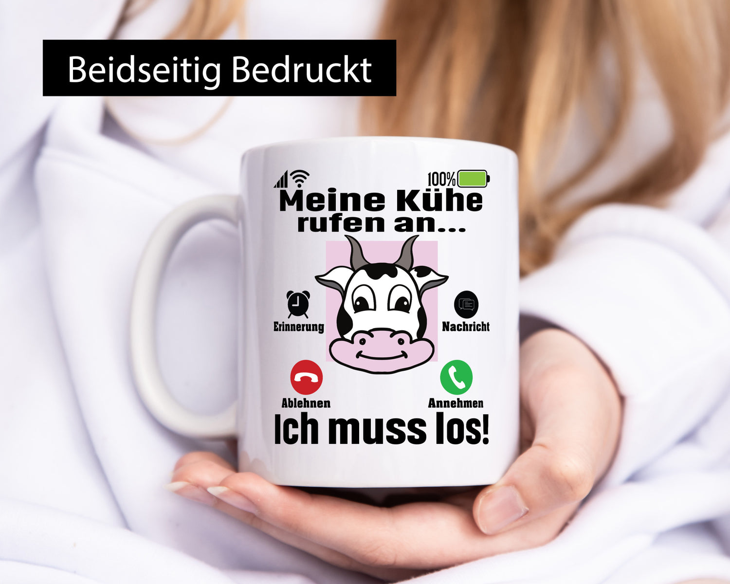 Meine Kühe rufen an | Farmer Bauern Geschenk Humor Geschenkidee lustiger Spruch
