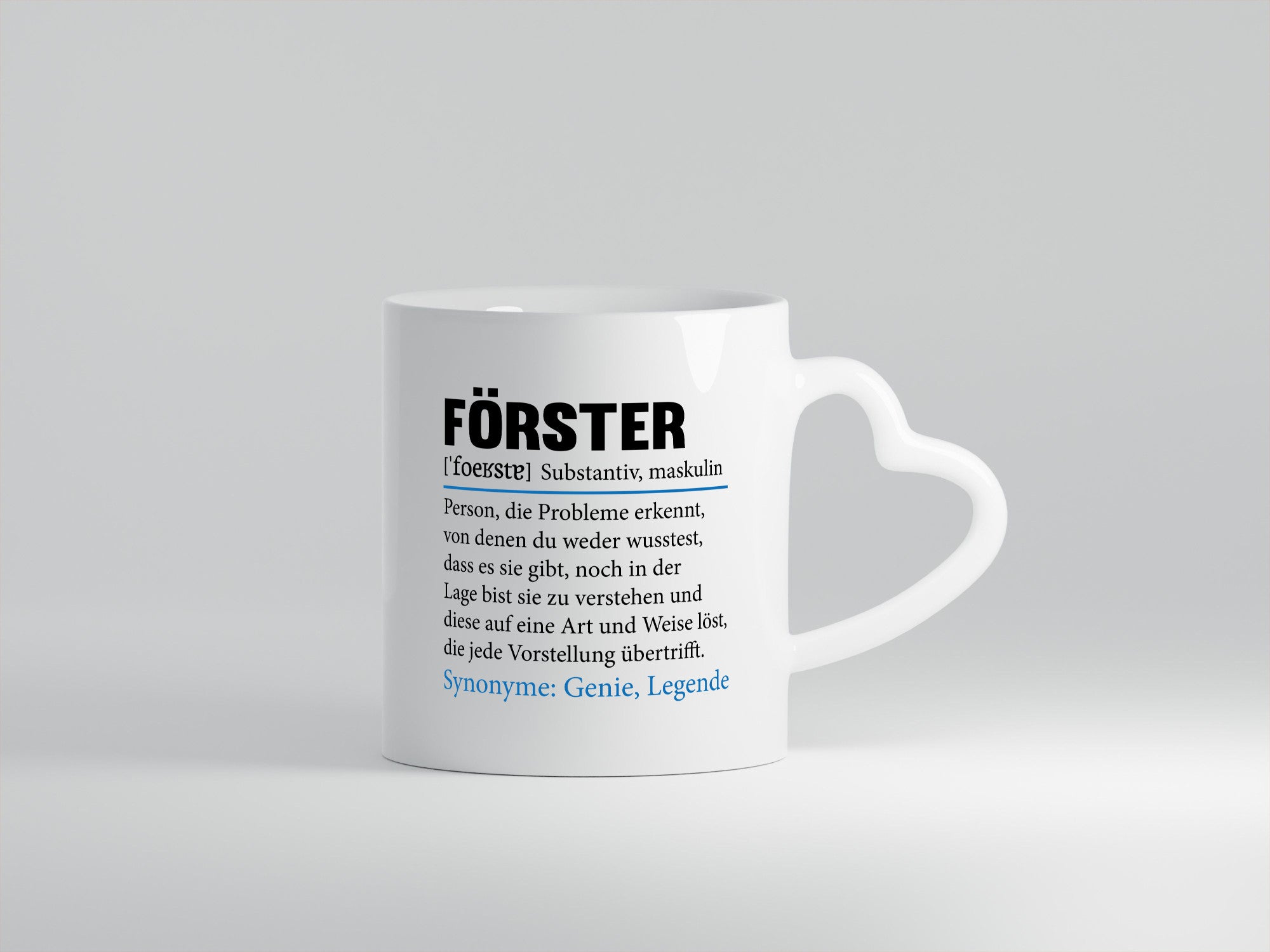 Förster | Spruch lustig Forst Arbeit Beruf Kollegen Büro Geschenk Tasse