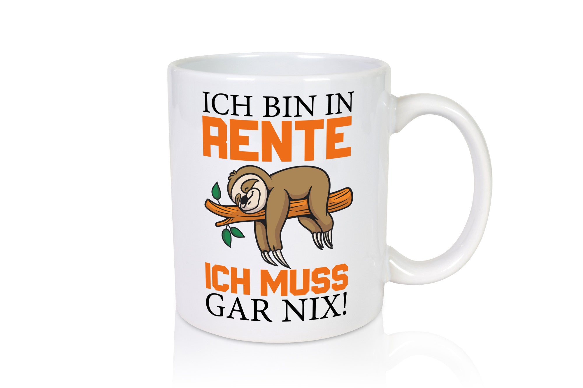 Ich bin in Rente lustig Humor Geschenkidee Geschenk Tasse