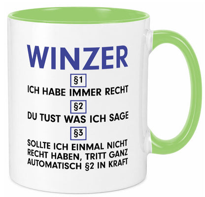 Ich habe immer Recht Winzer | Weinbauer Wein lustig Humor Geschenkidee Geschenk