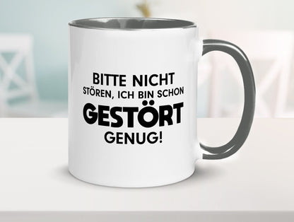 Bitte nicht stören | ich bin gestört Crazy lustig Humor Geschenkidee Geschenk