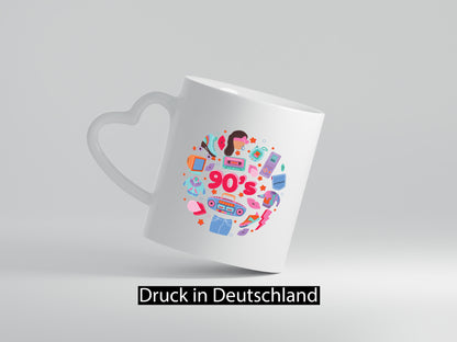 90er Jahre | Alte Zeit Nostalgie Humor Geschenkidee Tasse