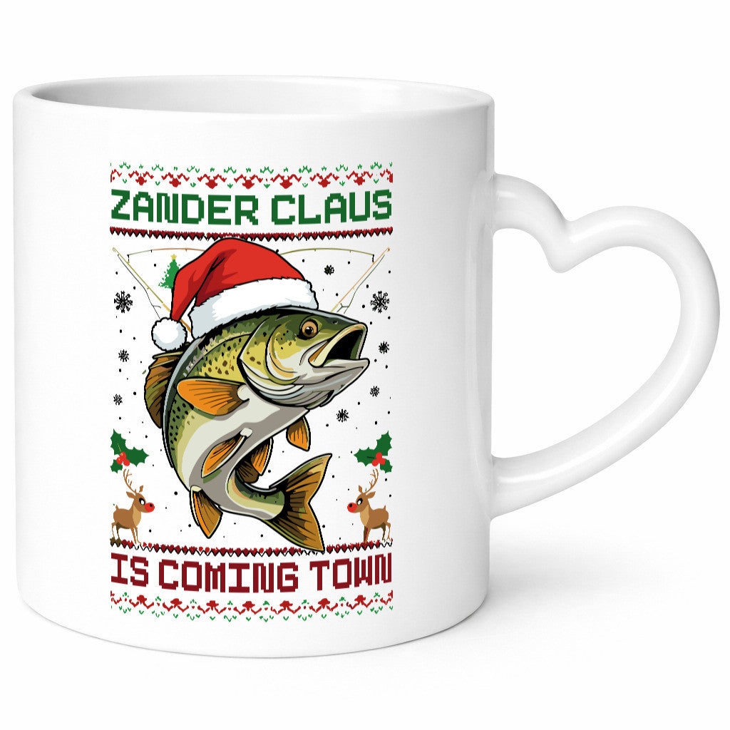 Zander Claus | Ugly Christmas Angler Geschenk Humor Geschenkidee lustiger