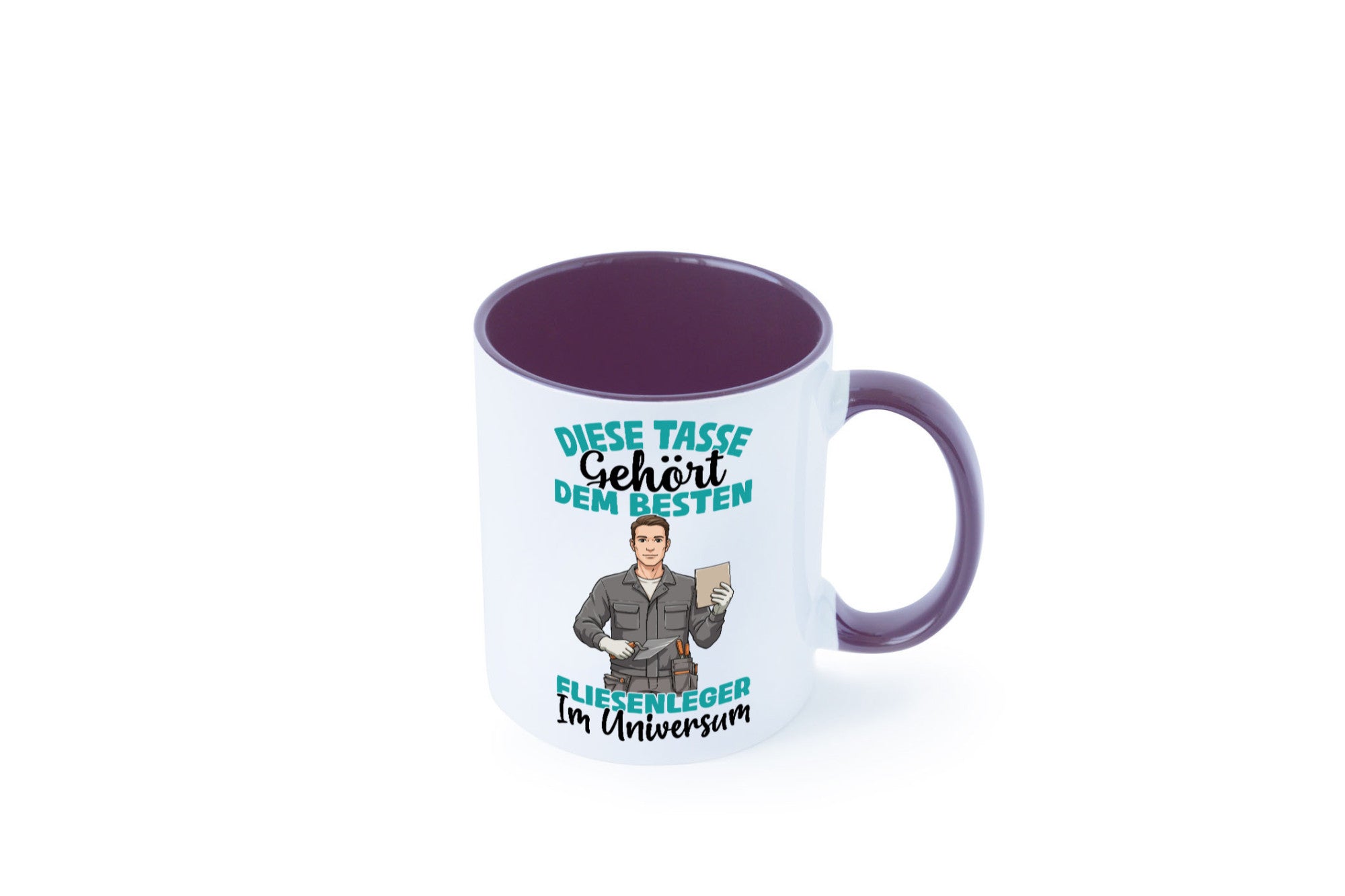 Im Universum: Fliesenleger | Fliesenlegen Bau Geschenk Humor Geschenkidee