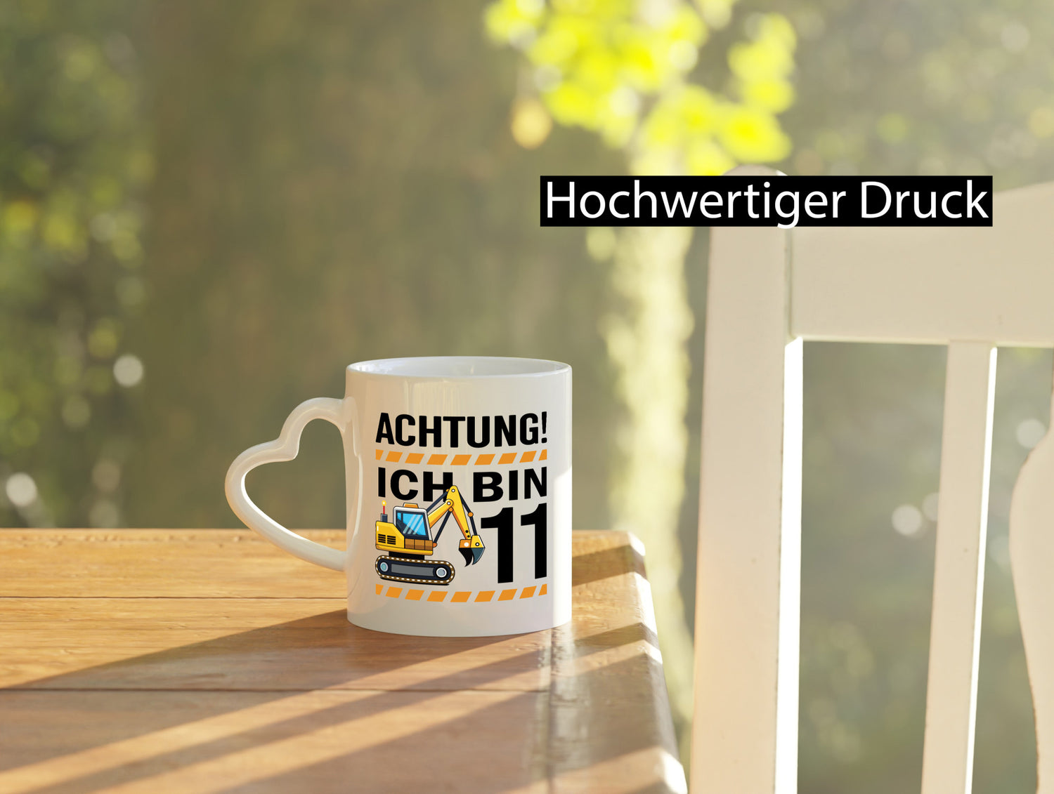 11. Geburtstag Ich bin | Bagger Junge lustige Geschenkidee Geschenk Tasse