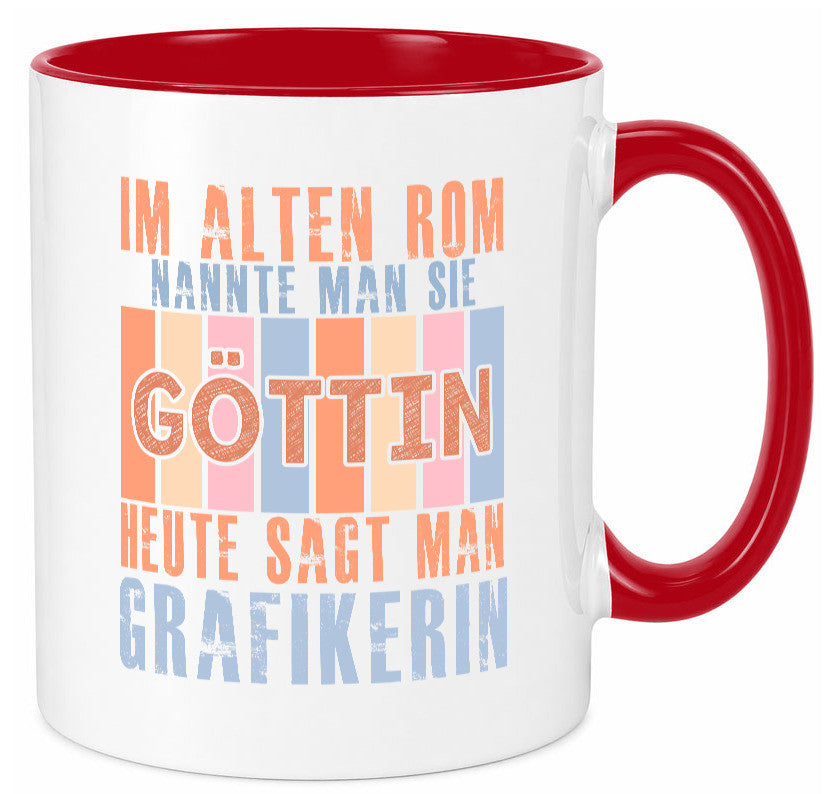 Heute sagt man: Grafikerin | Grafik Design Geschenk Humor Geschenkidee lustiger
