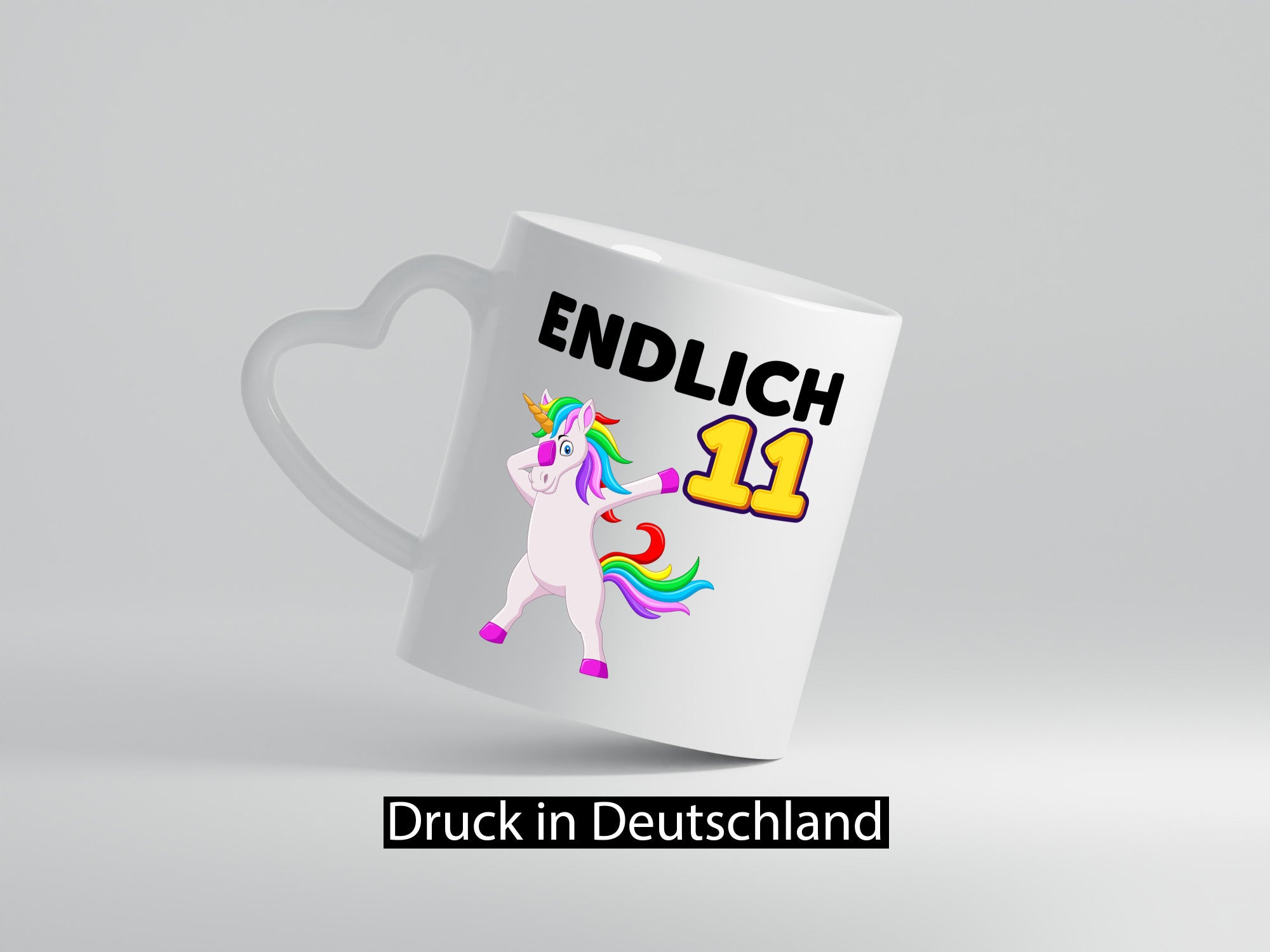 11. Geburtstag | endlich 11 Jahre Einhorn Mädchen lustig Geschenkidee Geschenk