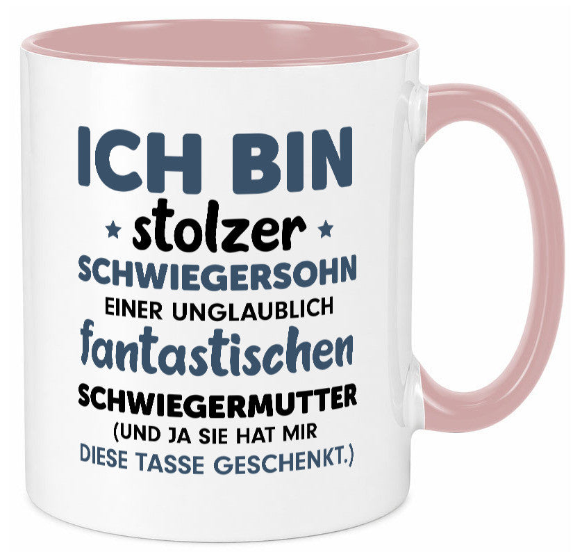 Stolzer Schwiegersohn | Spruch Schwiegermutter Humor lustig Familie Tasse