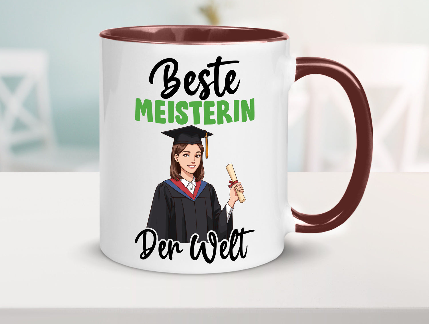 Beste Meisterin | Meisterbrief v2 Geschenk Humor Geschenkidee lustiger Spruch