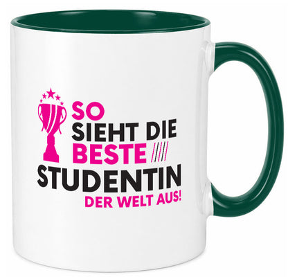 Die Weltbeste Studentin | Uni Studium Universität Geschenkidee Humor Tasse