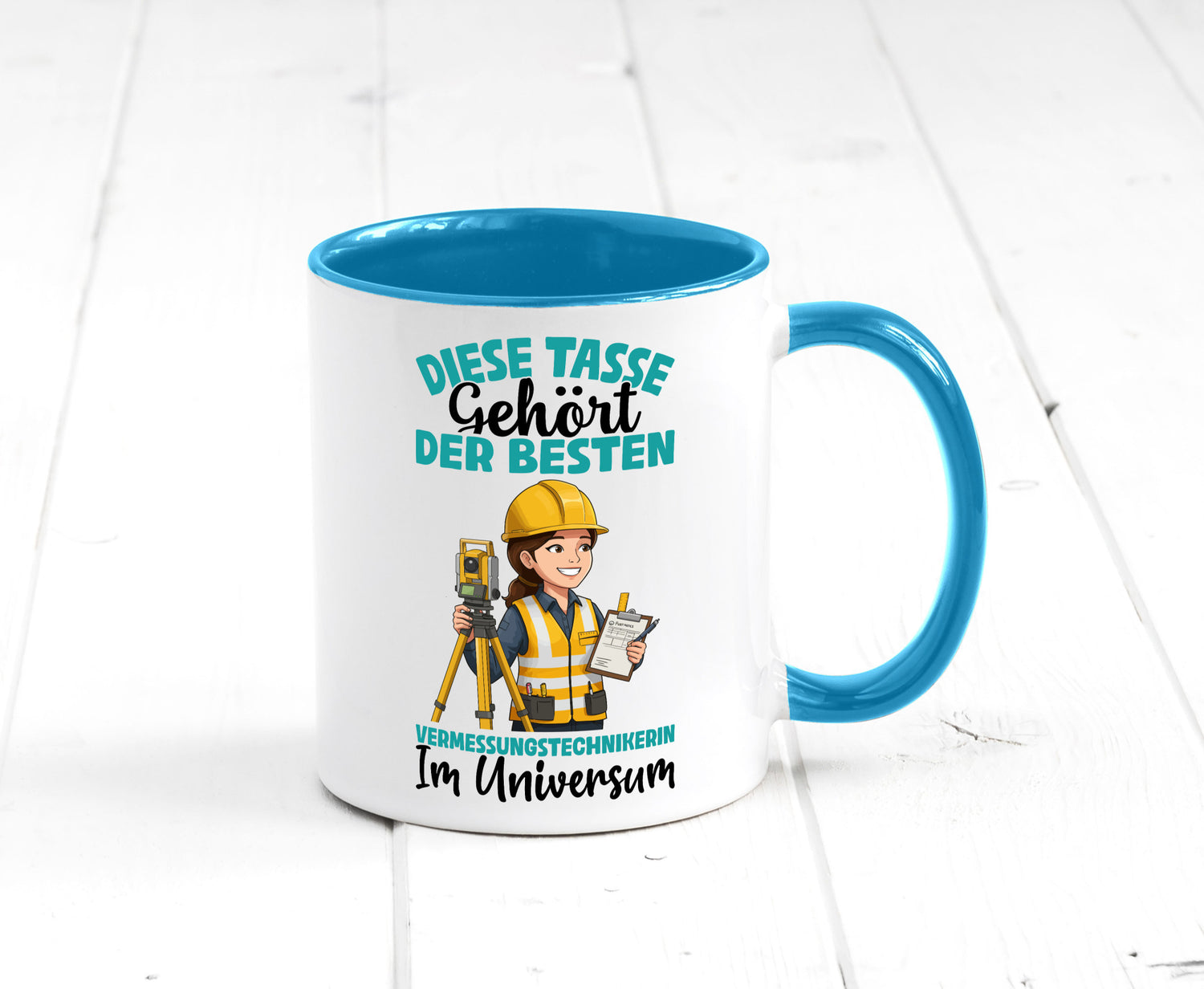 Im Universum: Vermessungstechnikerin | Techniker lustiger Spruch Geschenk Humor